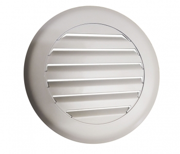 Решетка стальная на магнитах КП-120 жалюзи, белая